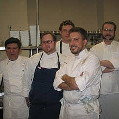 group of chefs at a big sister boston event