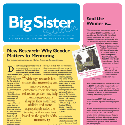 big sister bulletin summer 2008 edition