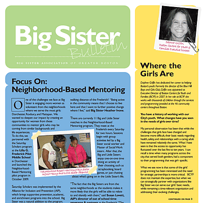 big sister bulletin spring 2010 edition
