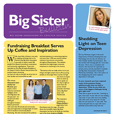 big sister bulletin winter 2009 edition